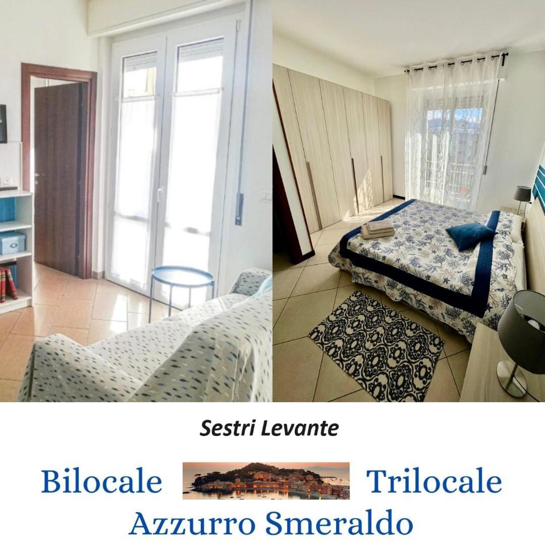 Appartamenti Azzurro Smeraldo 东塞斯特里 外观 照片